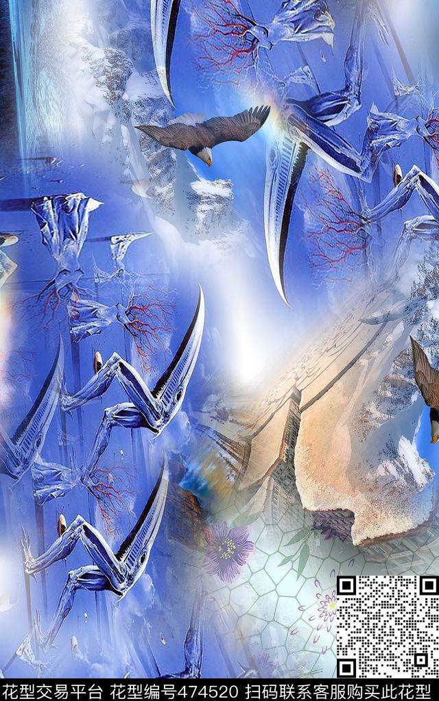 男装衬衣外套数码印花华亿平台下载（图片编号: 474520） - 瓦栏（Walan）