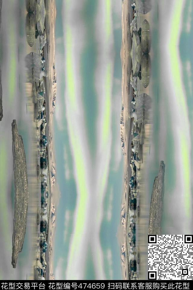 山川风景光影数码印花华亿平台下载（图片编号: 474659） - 瓦栏（Walan）