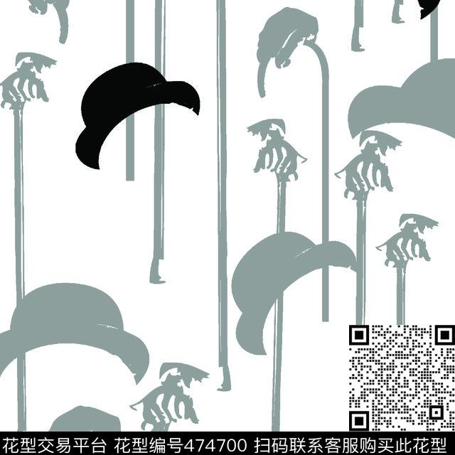 剪影简笔画简欧传统印花华亿平台下载（图片编号: 474700） - 瓦栏（Walan）