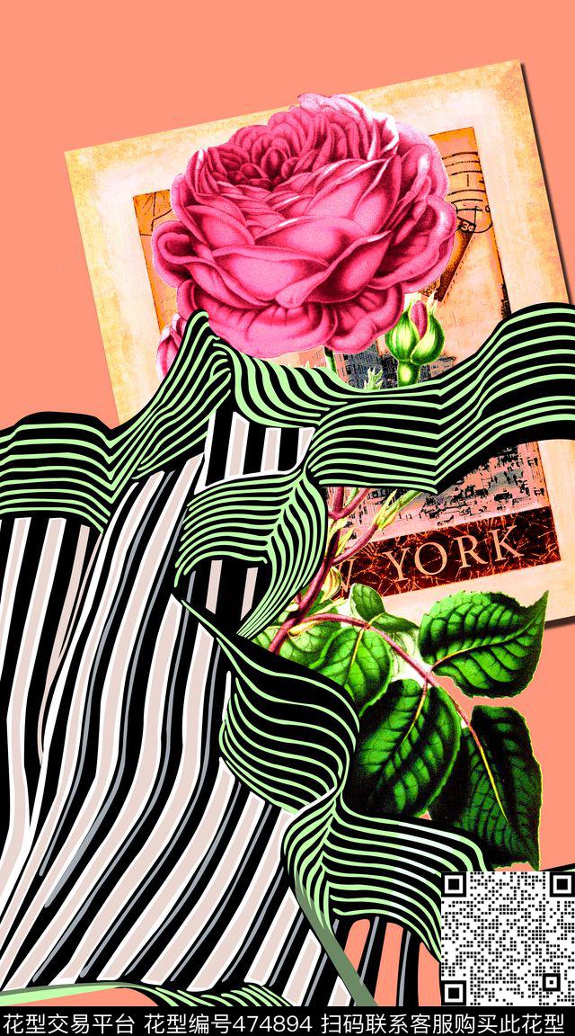 大牌MaryKatrantzou走秀款数码印花华亿平台下载（图片编号: 474894） - 瓦栏（Walan）