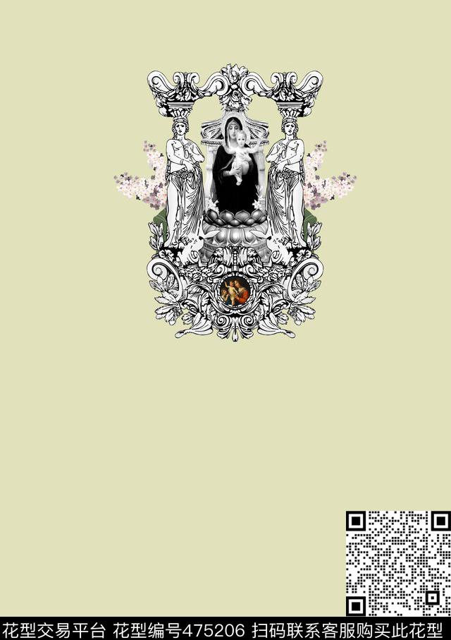 欧式风格宗教欧货数码印花华亿平台下载（图片编号: 475206） - 瓦栏（Walan）