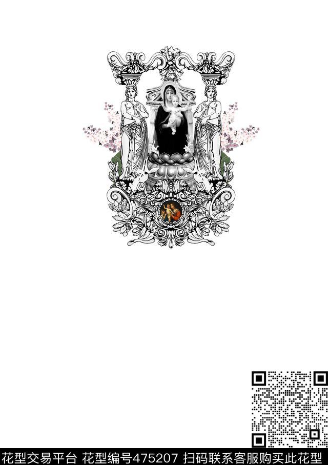 欧式风格宗教欧货数码印花华亿平台下载（图片编号: 475207） - 瓦栏（Walan）