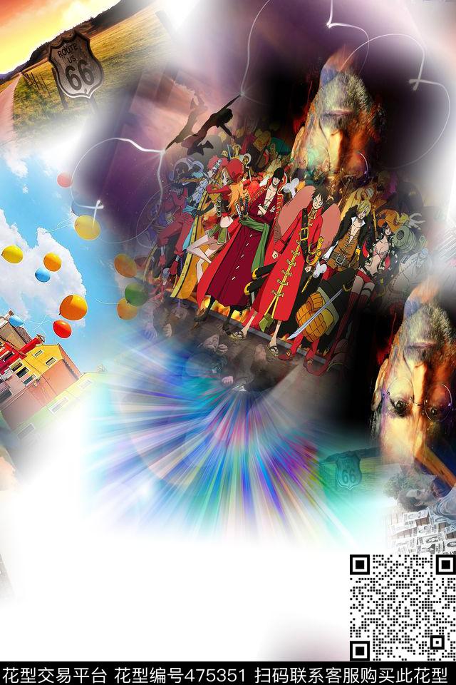 休闲时尚大牌数码印花华亿平台下载（图片编号: 475351） - 瓦栏（Walan）