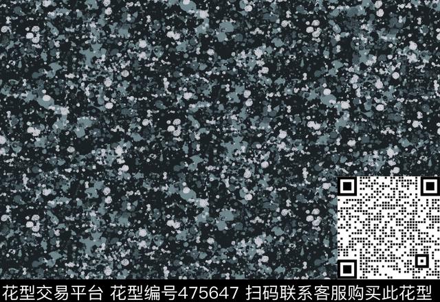 抽象迷彩星空风传统印花华亿平台下载（图片编号: 475647） - 瓦栏（Walan）