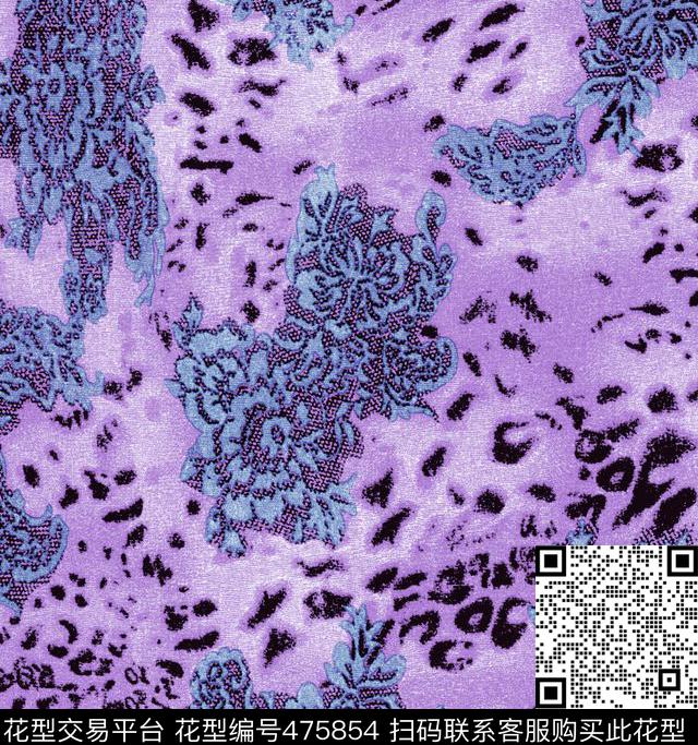 抽象毛衣纹几何数码印花华亿平台下载（图片编号: 475854） - 瓦栏（Walan）