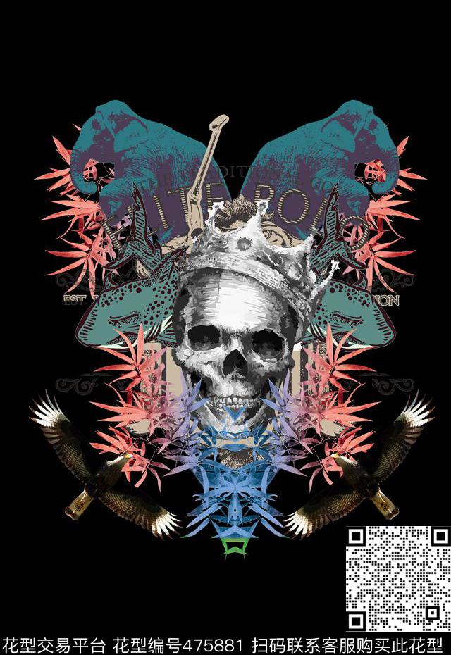 T恤卫衣潮流时尚定位男装数码印花华亿平台下载（图片编号: 475881） - 瓦栏（Walan）