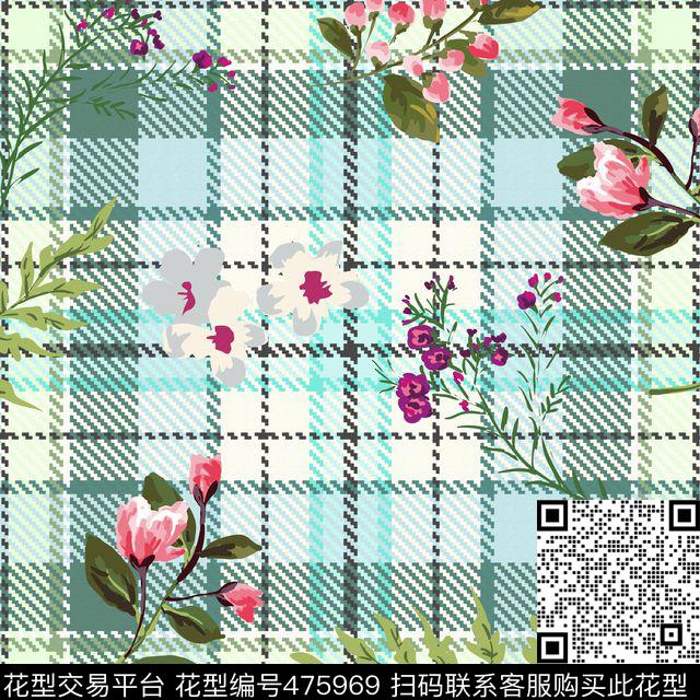 热带花卉时尚花卉传统印花华亿平台下载（图片编号: 475969） - 瓦栏（Walan）