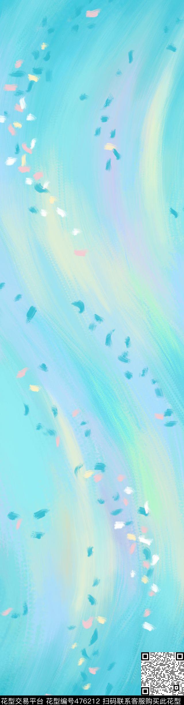 时尚花卉抽象数码印花华亿平台下载（图片编号: 476212） - 瓦栏（Walan）