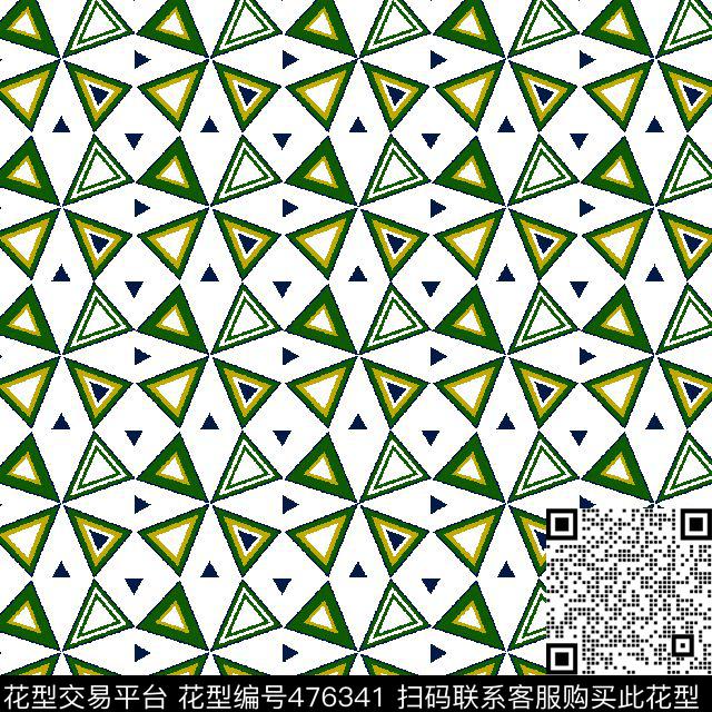 时尚三角形男装传统印花华亿平台下载（图片编号: 476341） - 瓦栏（Walan）