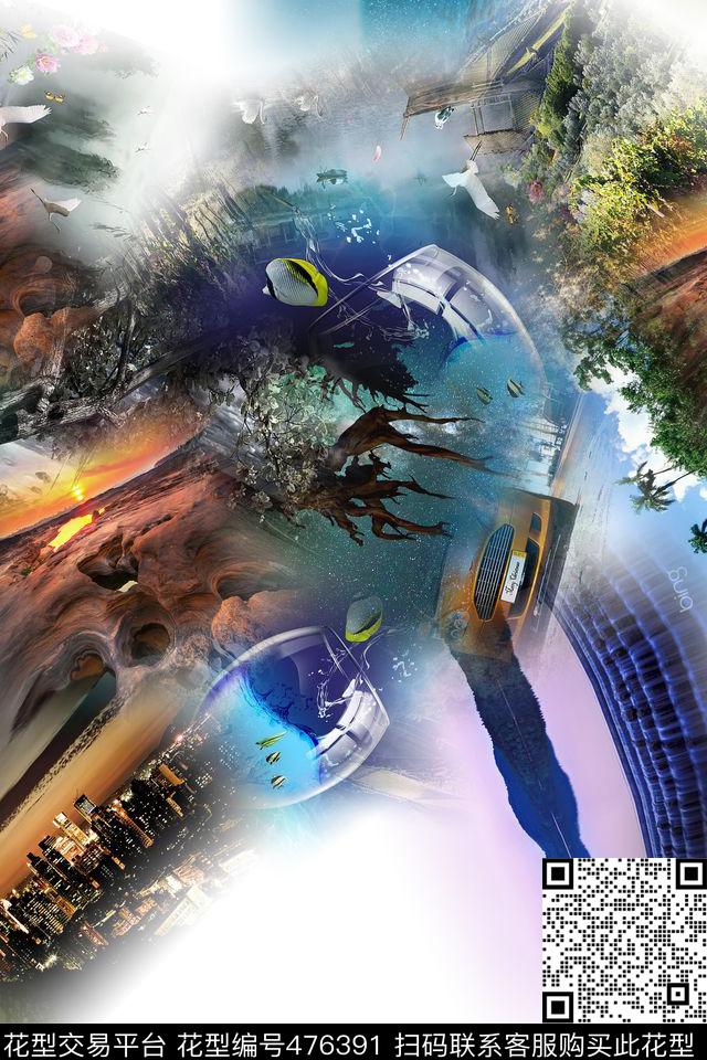 时尚大牌休闲数码印花华亿平台下载（图片编号: 476391） - 瓦栏（Walan）