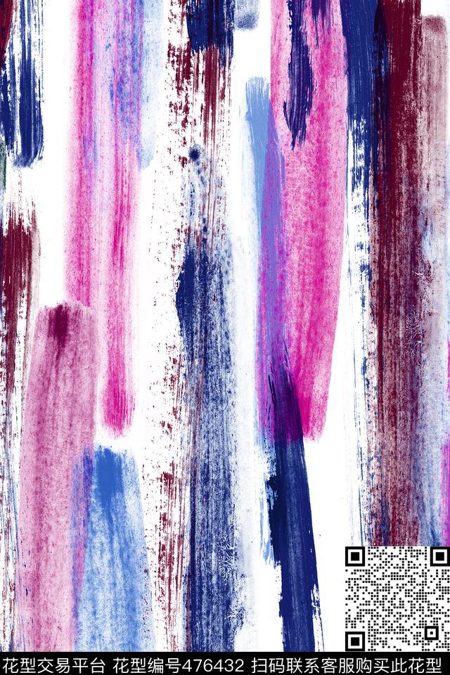 中国风休闲水墨数码印花华亿平台下载（图片编号: 476432） - 瓦栏（Walan）