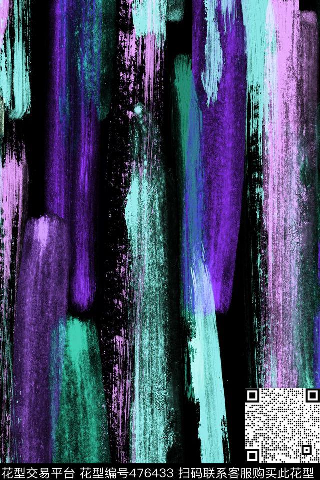 中国风休闲水墨数码印花华亿平台下载（图片编号: 476433） - 瓦栏（Walan）