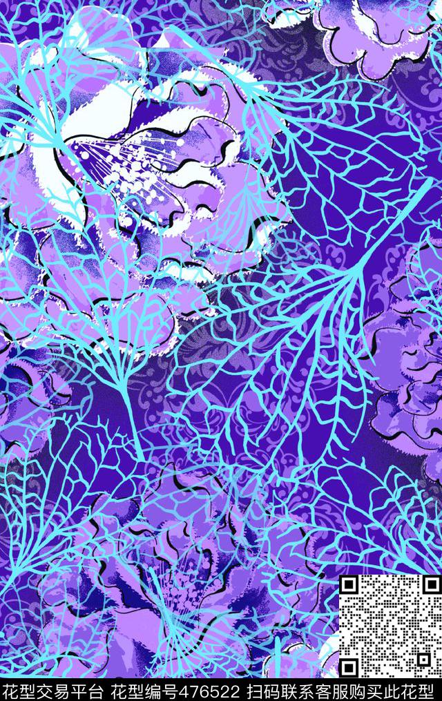 神秘华美明丽传统印花华亿平台下载（图片编号: 476522） - 瓦栏（Walan）