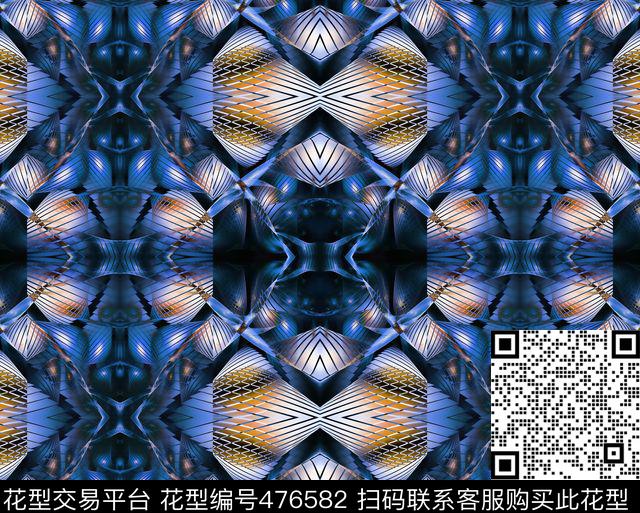 几何拼接炫彩数码印花华亿平台下载（图片编号: 476582） - 瓦栏（Walan）