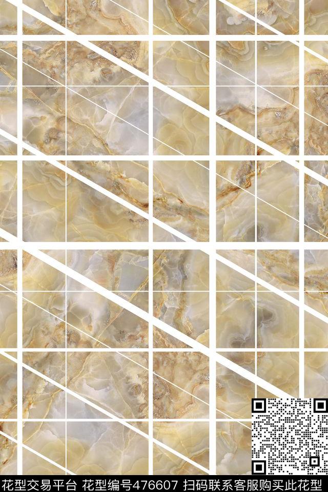 石纹大理石潮流数码印花华亿平台下载（图片编号: 476607） - 瓦栏（Walan）