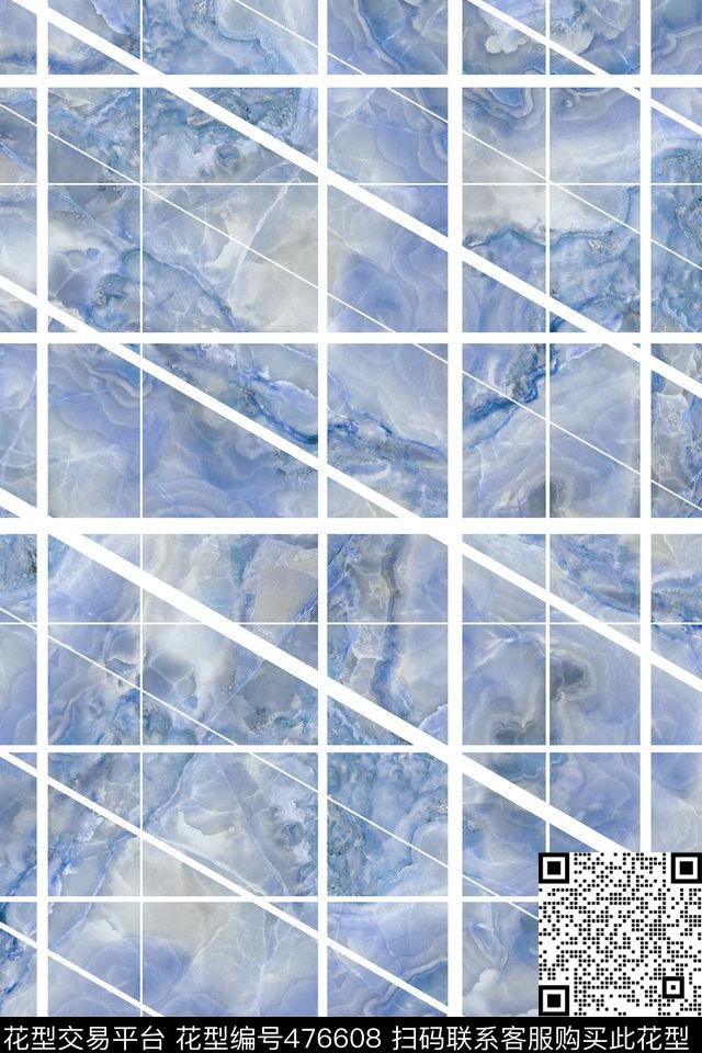 石纹大理石潮流数码印花华亿平台下载（图片编号: 476608） - 瓦栏（Walan）
