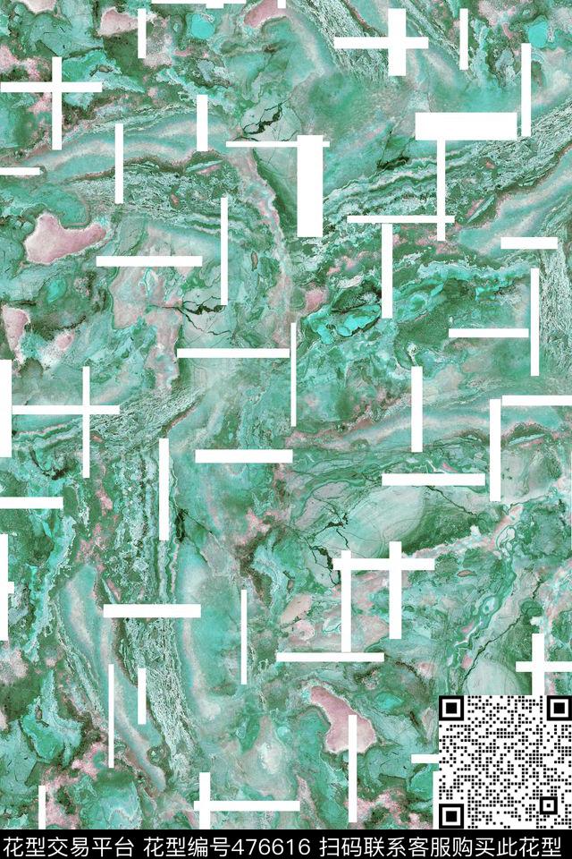 抽象大理石几何数码印花华亿平台下载（图片编号: 476616） - 瓦栏（Walan）