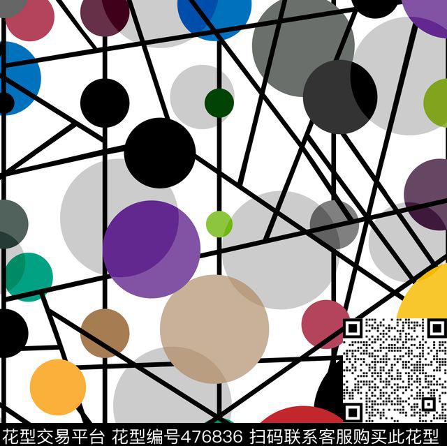 几何时尚圆点传统印花华亿平台下载（图片编号: 476836） - 瓦栏（Walan）
