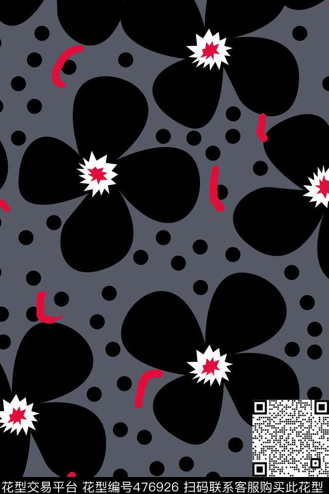 大牌花卉优雅传统印花华亿平台下载（图片编号: 476926） - 瓦栏（Walan）