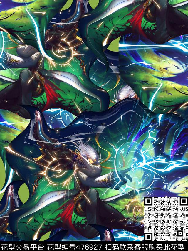 潮流复古夹克华亿平台数码印花华亿平台下载（图片编号: 476927） - 瓦栏（Walan）