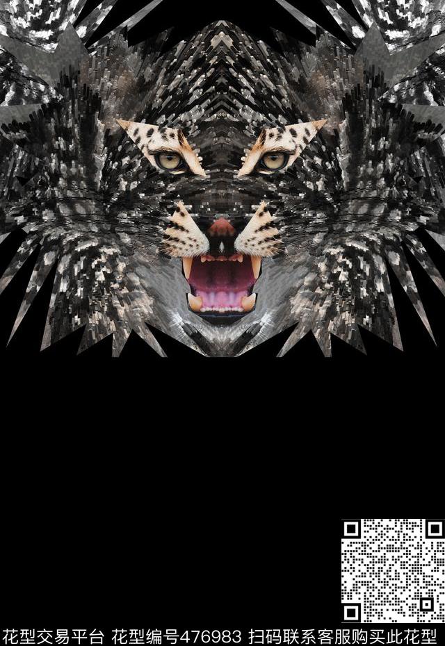 T恤卫衣夹克创意炫酷定位男装数码印花华亿平台下载（图片编号: 476983） - 瓦栏（Walan）