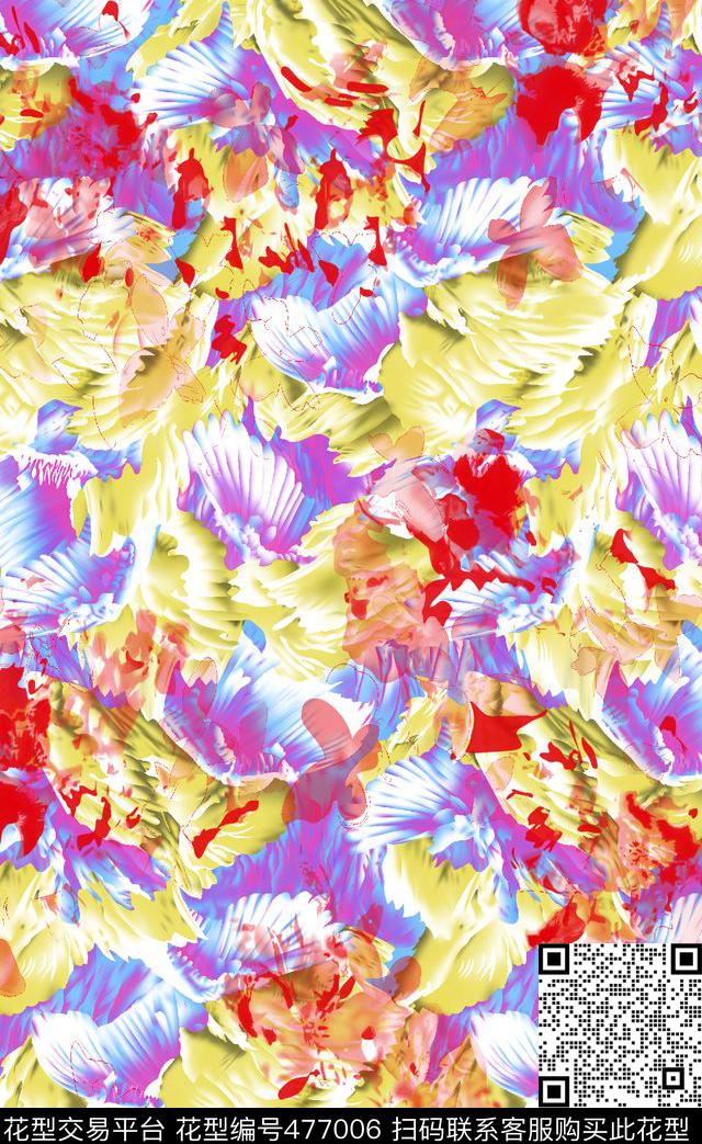 浓烈亮丽明丽传统印花华亿平台下载（图片编号: 477006） - 瓦栏（Walan）