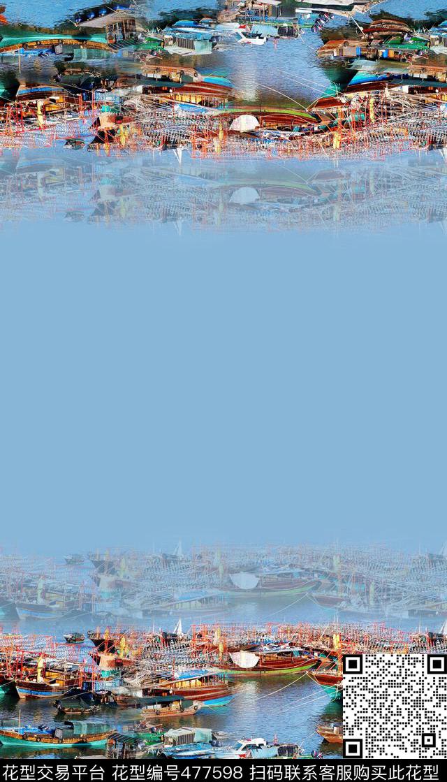 定位船潮流数码印花华亿平台下载（图片编号: 477598） - 瓦栏（Walan）