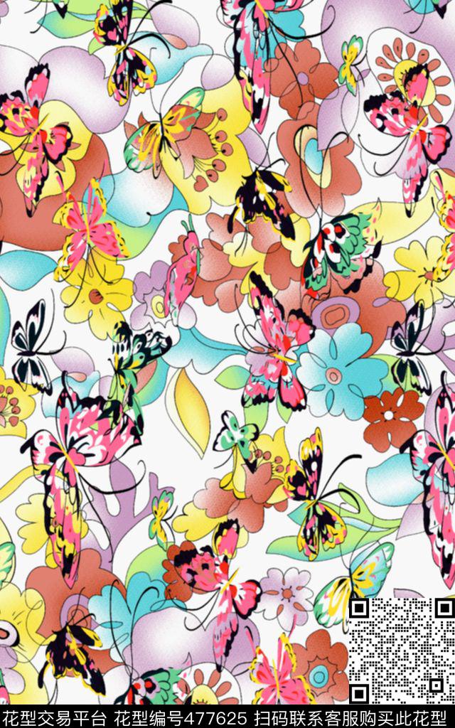 缤纷华美浓烈传统印花华亿平台下载（图片编号: 477625） - 瓦栏（Walan）