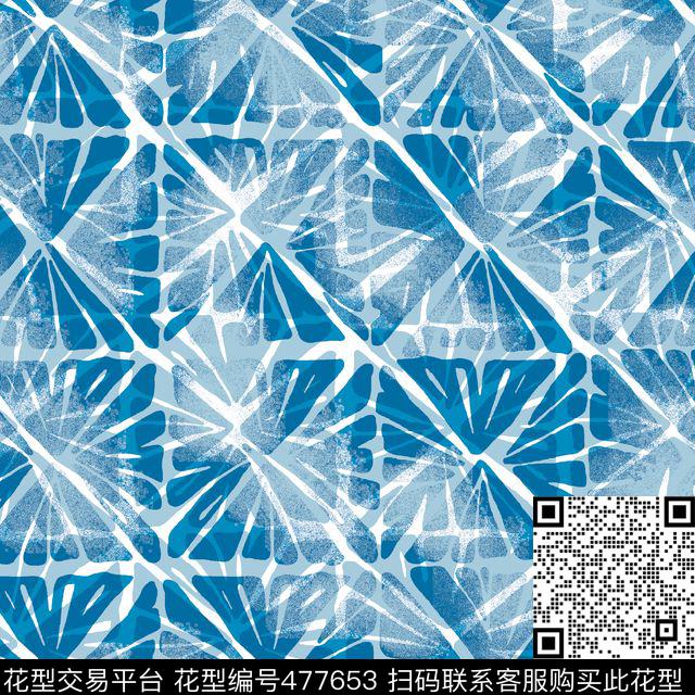抽象几何层次数码印花华亿平台下载（图片编号: 477653） - 瓦栏（Walan）