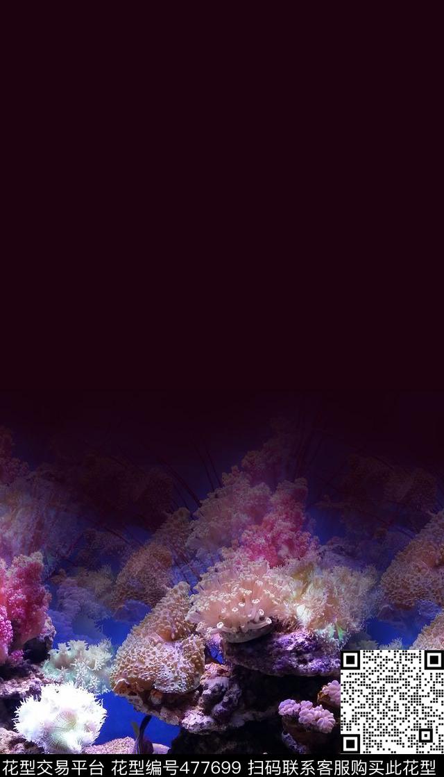 复古潮流海洋数码印花华亿平台下载（图片编号: 477699） - 瓦栏（Walan）