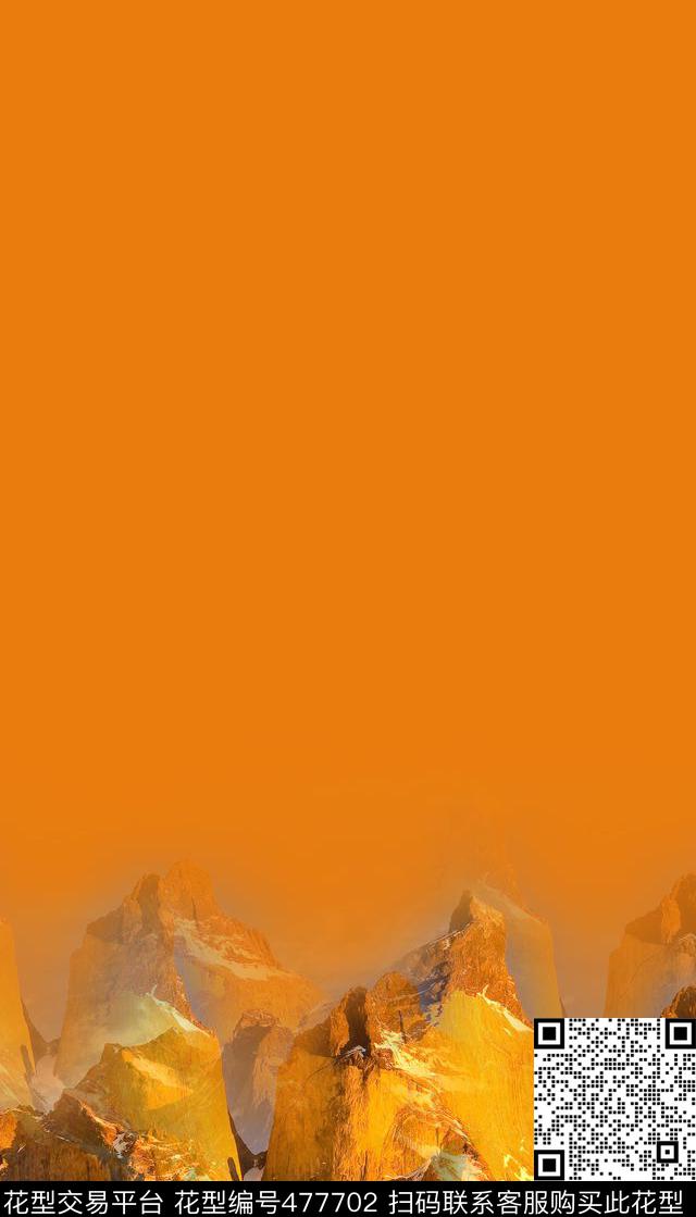 风景复古夹克华亿平台数码印花华亿平台下载（图片编号: 477702） - 瓦栏（Walan）