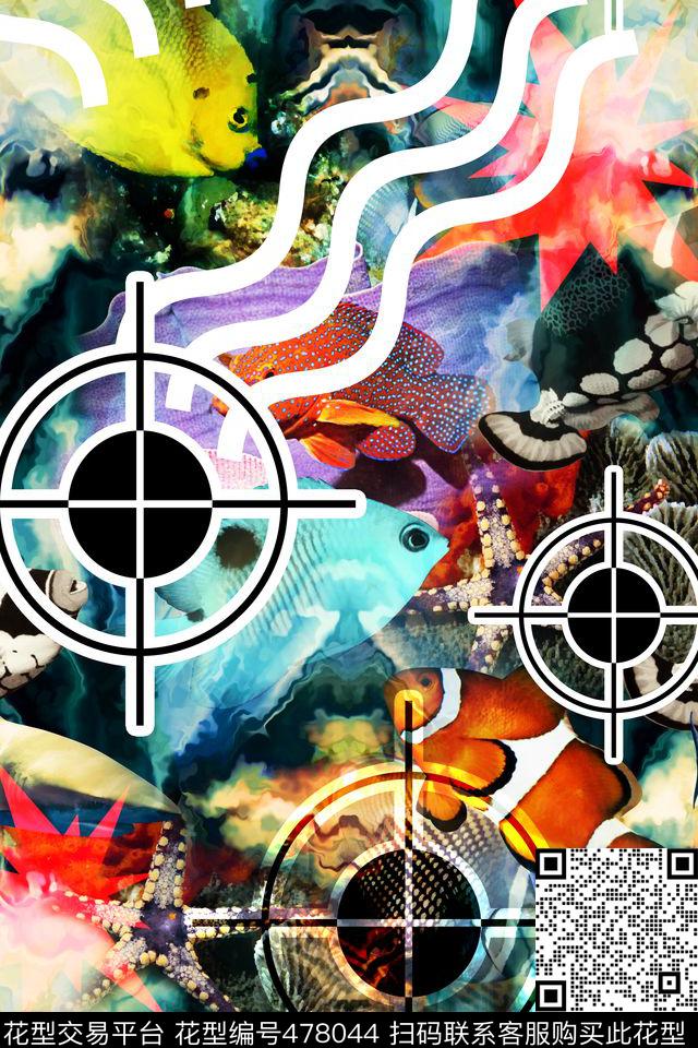 男装海洋其他数码印花华亿平台下载（图片编号: 478044） - 瓦栏（Walan）