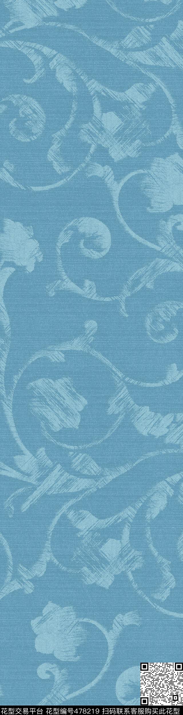 复古花纹抽象数码印花华亿平台下载（图片编号: 478219） - 瓦栏（Walan）