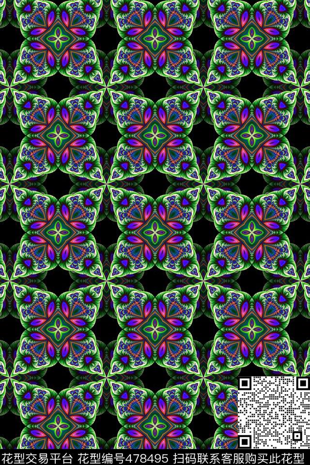 老年装3D立体数码印花华亿平台下载（图片编号: 478495） - 瓦栏（Walan）