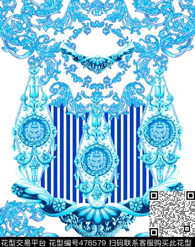 中国风蓝色中国风蓝色定位青花瓷古典中国风传统印花华亿平台下载（图片编号: 478579） - 瓦栏（Walan）