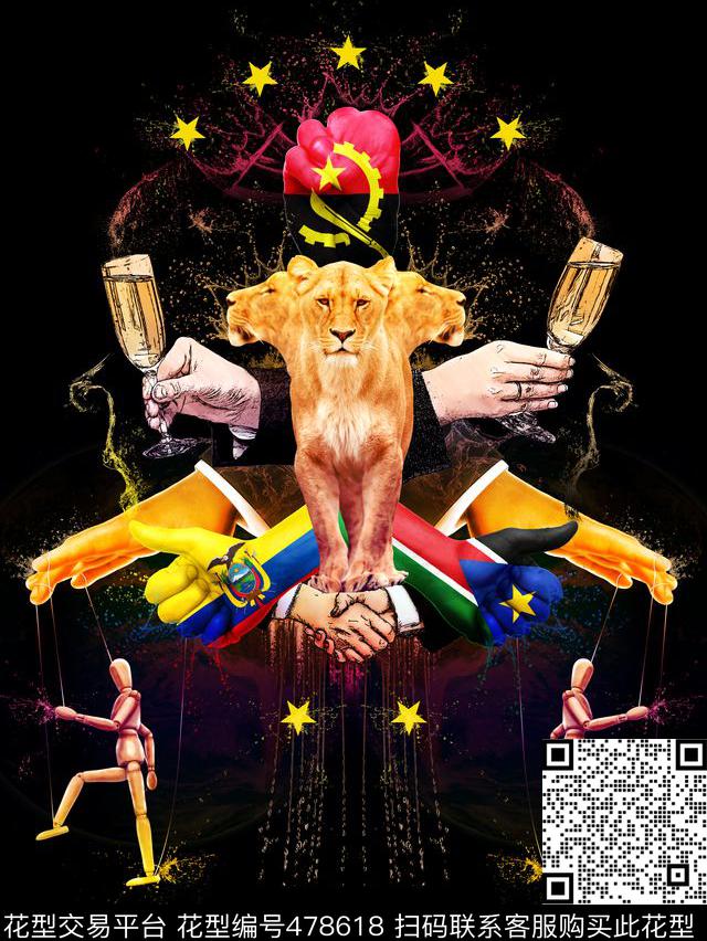 定位酒杯木偶数码印花华亿平台下载（图片编号: 478618） - 瓦栏（Walan）