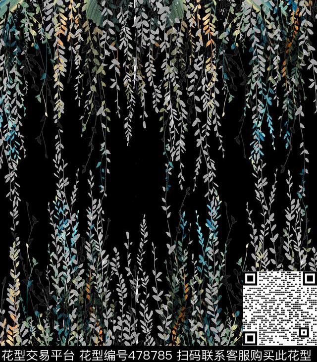 二连续定位印花渐变时尚定位数码印花华亿平台下载（图片编号: 478785） - 瓦栏（Walan）