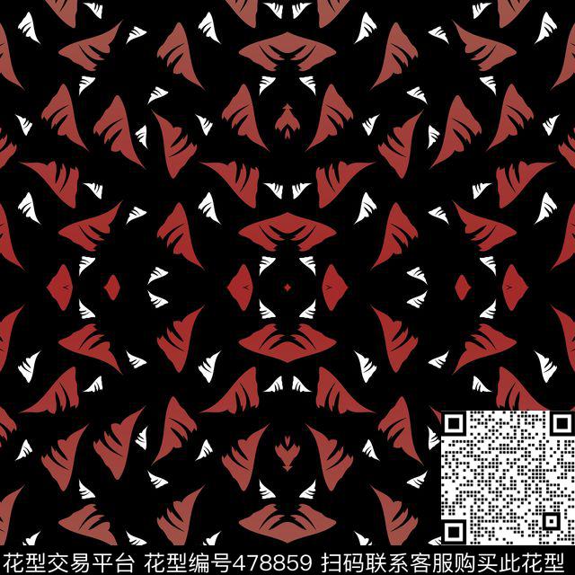 抽象潮流几何传统印花华亿平台下载（图片编号: 478859） - 瓦栏（Walan）