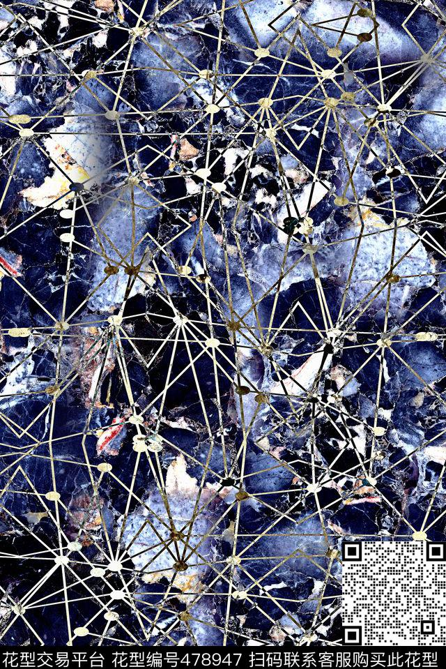 衬衫大理石纹理黑色大理石纹理数码印花华亿平台下载（图片编号: 478947） - 瓦栏（Walan）