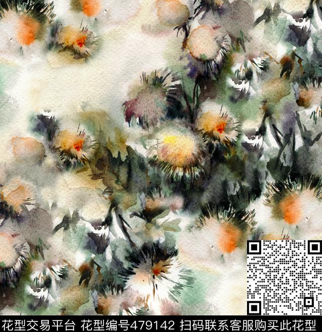 花卉夹克女装数码印花华亿平台下载（图片编号: 479142） - 瓦栏（Walan）