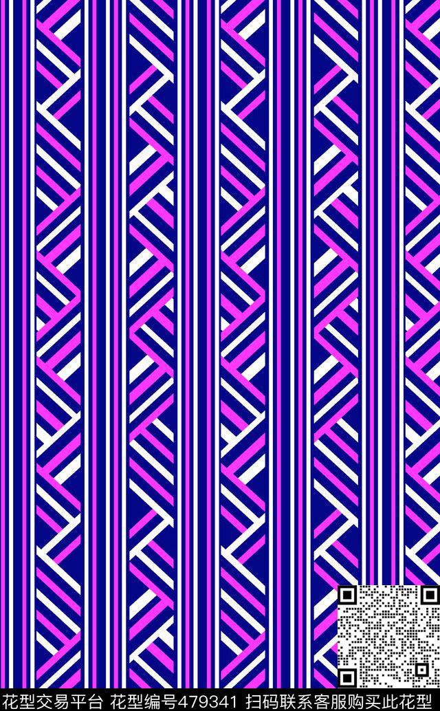 时尚女装时尚泳装几何图形传统印花华亿平台下载（图片编号: 479341） - 瓦栏（Walan）