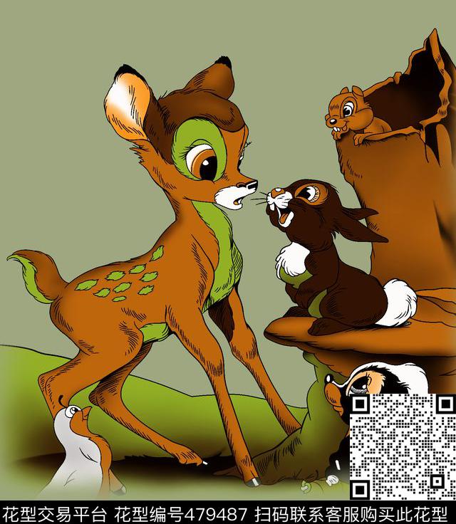 休闲清新分色传统印花华亿平台下载（图片编号: 479487） - 瓦栏（Walan）