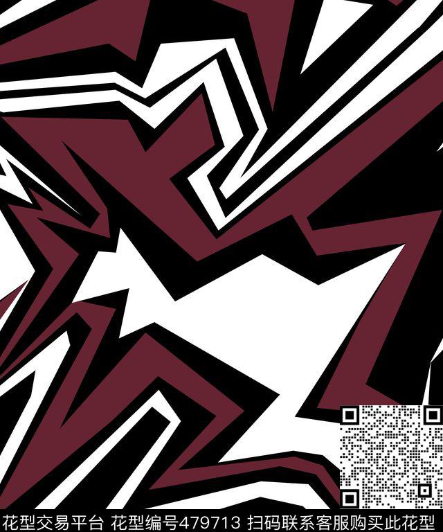 不规则几何时尚几何休闲传统印花华亿平台下载（图片编号: 479713） - 瓦栏（Walan）