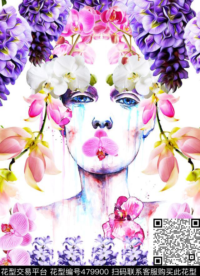 大花MAX-定位欧美民族风流行时尚数码印花华亿平台下载（图片编号: 479900） - 瓦栏（Walan）