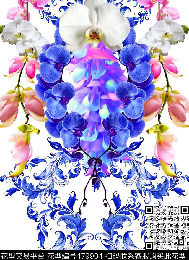 大花MAX-定位欧美民族风流行时尚数码印花华亿平台下载（图片编号: 479904） - 瓦栏（Walan）