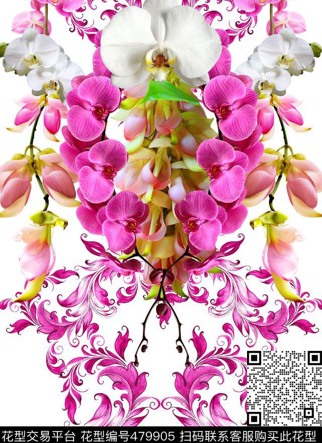 大花MAX-定位欧美民族风流行时尚数码印花华亿平台下载（图片编号: 479905） - 瓦栏（Walan）