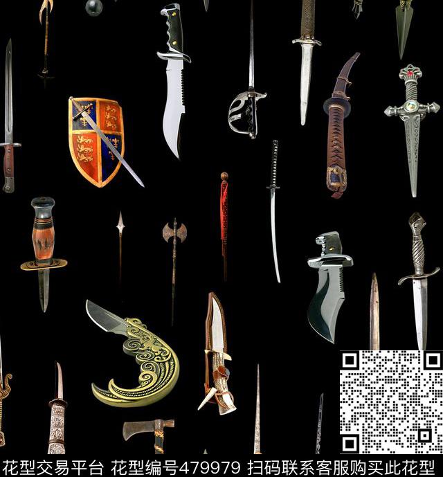 兵器潮流衬衫华亿平台数码印花华亿平台下载（图片编号: 479979） - 瓦栏（Walan）