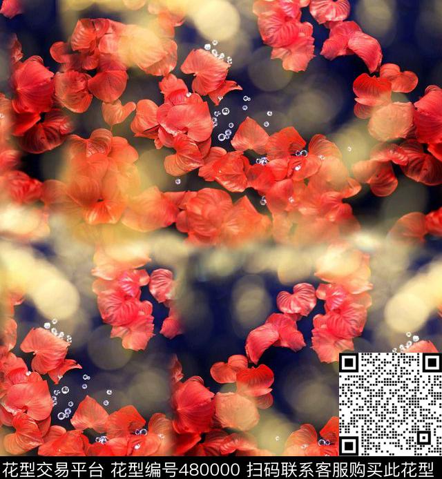 t恤华亿平台衬衫华亿平台朦胧花卉数码印花华亿平台下载（图片编号: 480000） - 瓦栏（Walan）