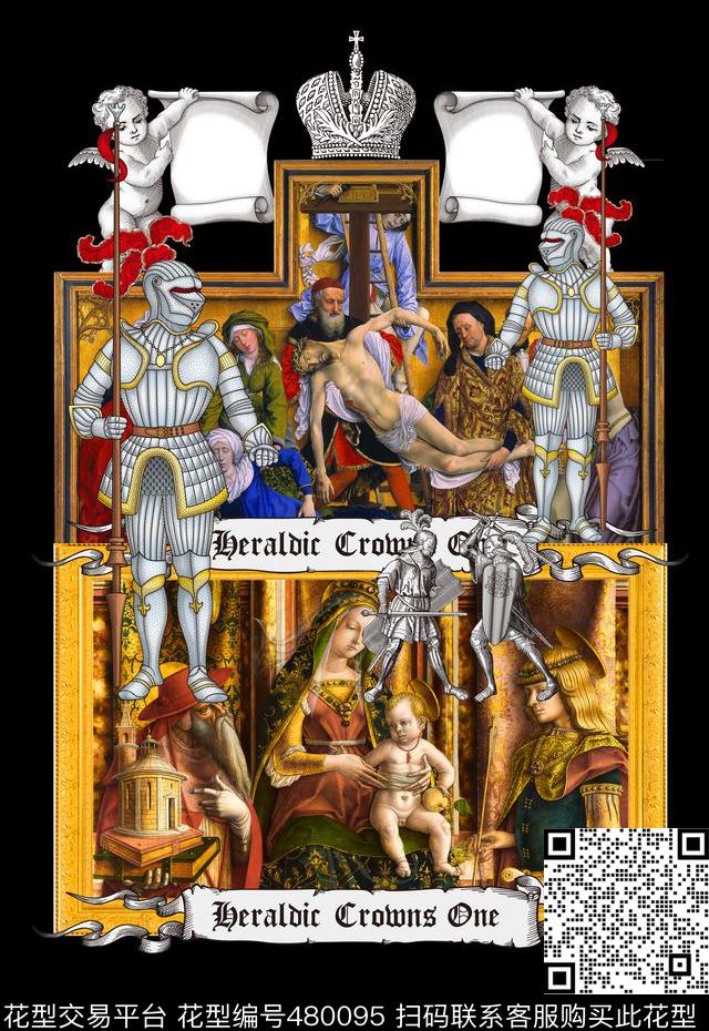 潮流时尚定位男装前卫复古数码印花华亿平台下载（图片编号: 480095） - 瓦栏（Walan）