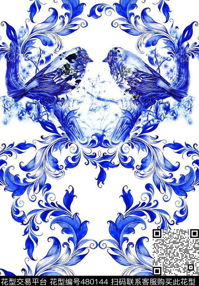 民族风手绘陶瓷印花中国风数码印花华亿平台下载（图片编号: 480144） - 瓦栏（Walan）